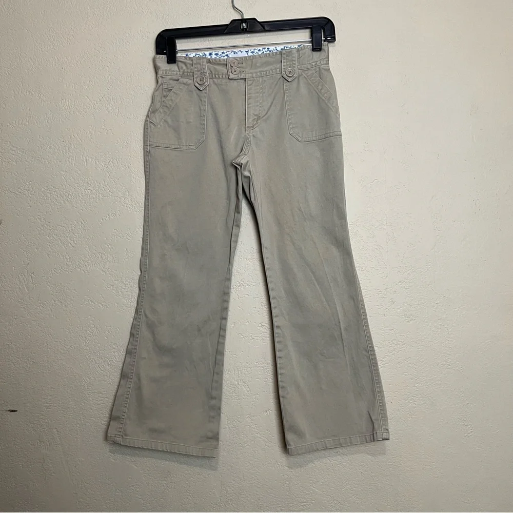5 for $30 Old navy girl boot cut mid rise uniform pants‎ size 8-1/2